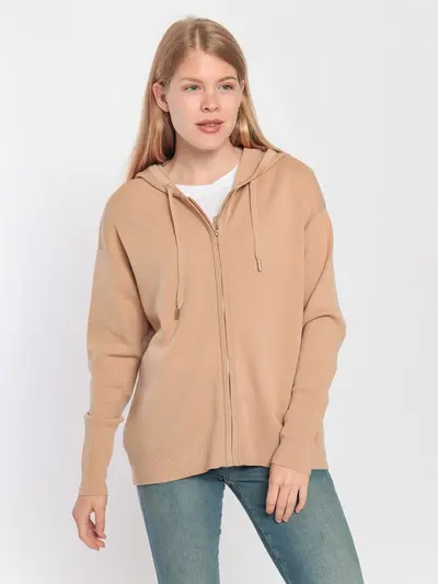 Вязаный кардиган с капюшоном Robyn